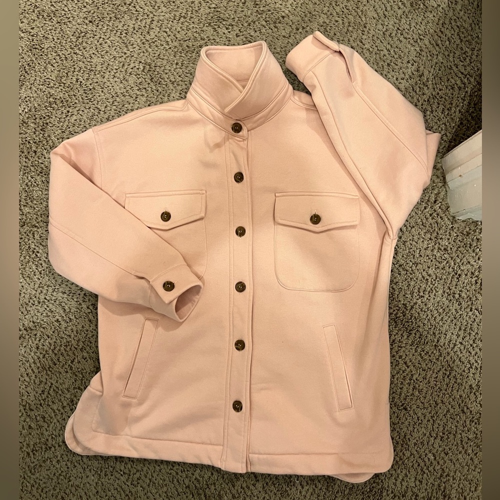 Baby Pink Women’s Pea Coat | Forever 21 W’s M